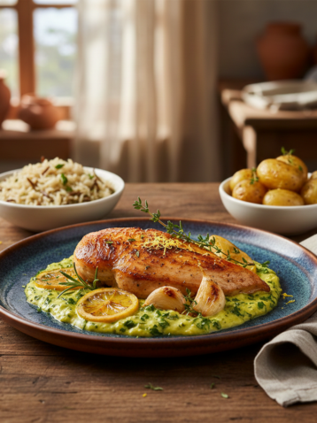 Limon ve Kekik Aromalı Tavuk