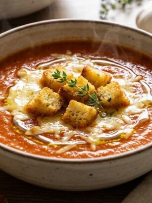 Fırınlanmış Köz Domates Çorbası Tarifi