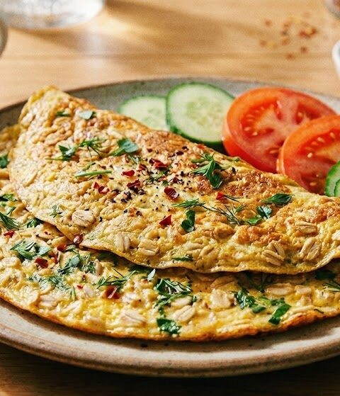 Besleyici ve Pratik Yulaflı Omlet