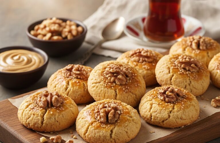 Cevizli Tahinli Kurabiye Tarifi