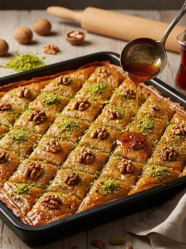 Cevizli Ev Baklavası Tarifi