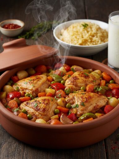 Güveçte Tavuk Tarifi